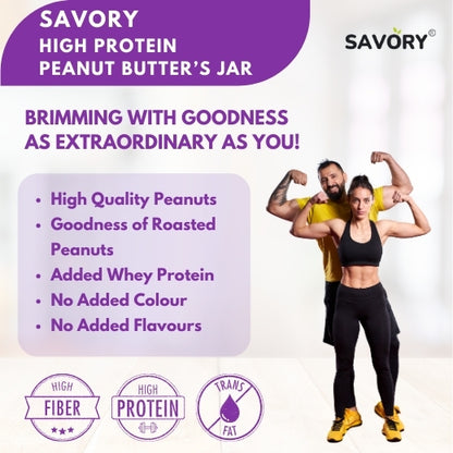 Savory Combo of Chocolate Crispy Peanut Butter (1.2kg x 2) | High in Protein | Packed with Whey Protein | Pack of 2