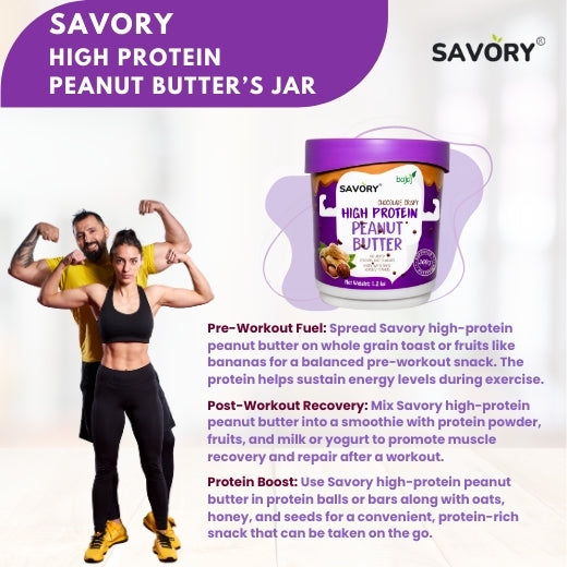 Savory Combo of Chocolate Crispy Peanut Butter (1.2kg x 2) | High in Protein | Packed with Whey Protein | Pack of 2