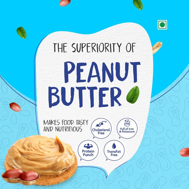 Savory Crunchy Peanut Butter (400g) |  Made with Finest Roasted Peanut | Ready to Eat