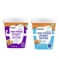 Savory Combo of Creamy Peanut Butter & Crunchy Peanut Butter (500g x 2) |  High in Protein | Packed with Whey Protein | Pack of 2