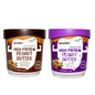 Savory Combo of Chocolate Crunchy Peanut Butter & Chocolate Crispy Peanut Butter (1.2kg x 2) | High in Protein | Packed with Whey Protein | Pack of 2