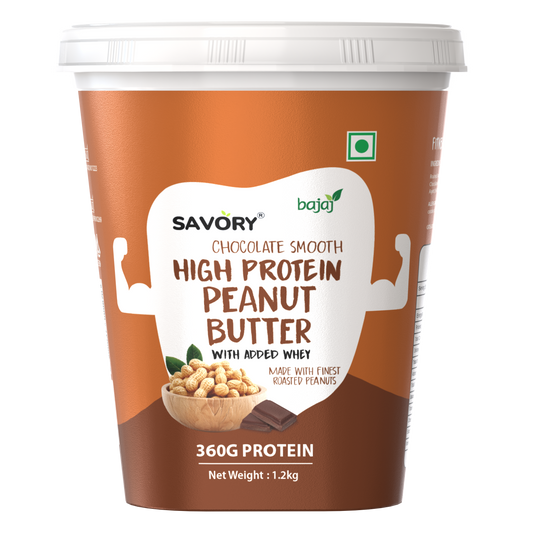 Savory Chocolate Smooth High Protein Peanut Butter (1.2kg)