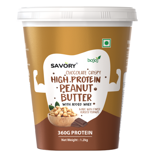 Savory Chocolate Crispy High Protein Peanut Butter (1.2kg)